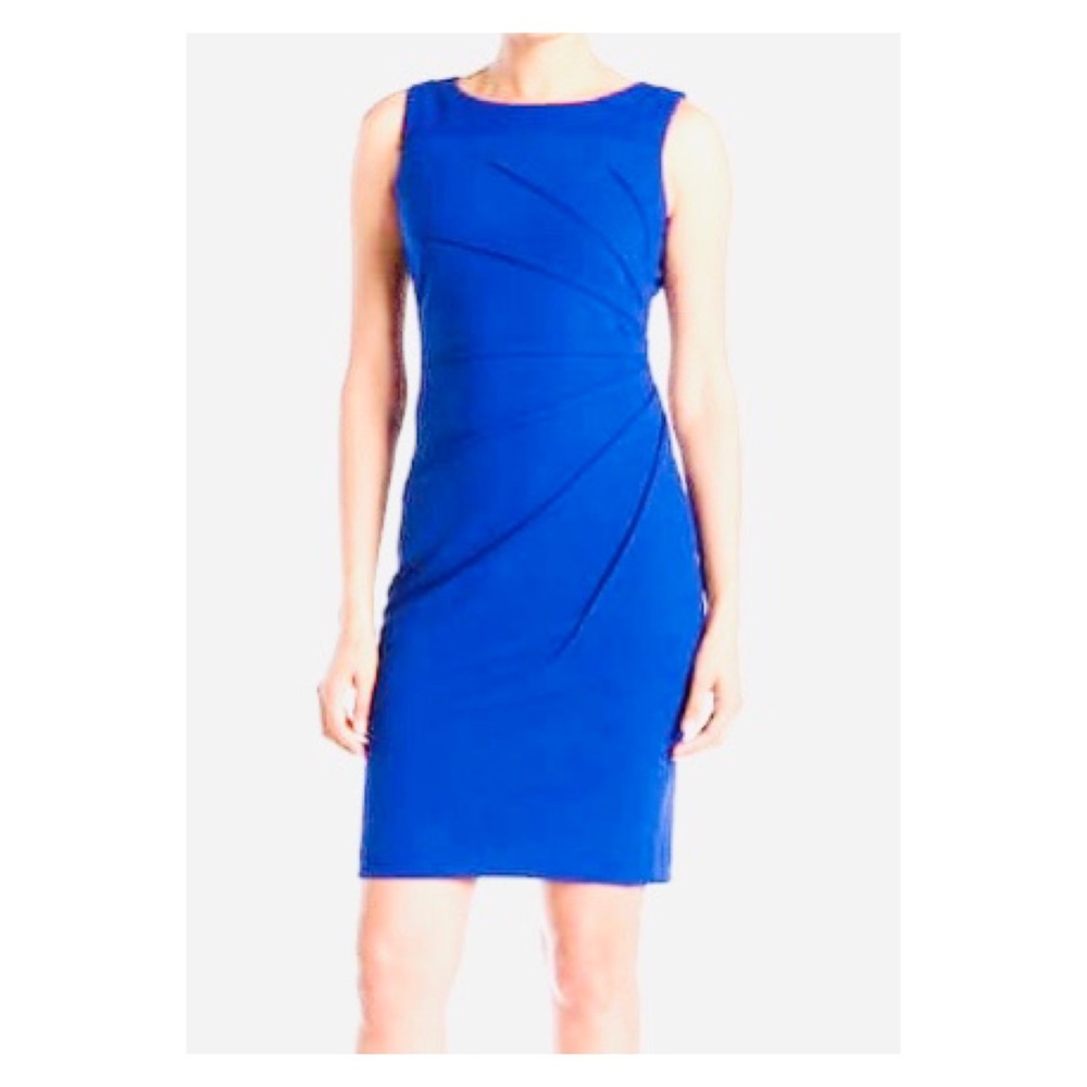 Calvin Klein Sleeveless Starburst Stitch Sheath
